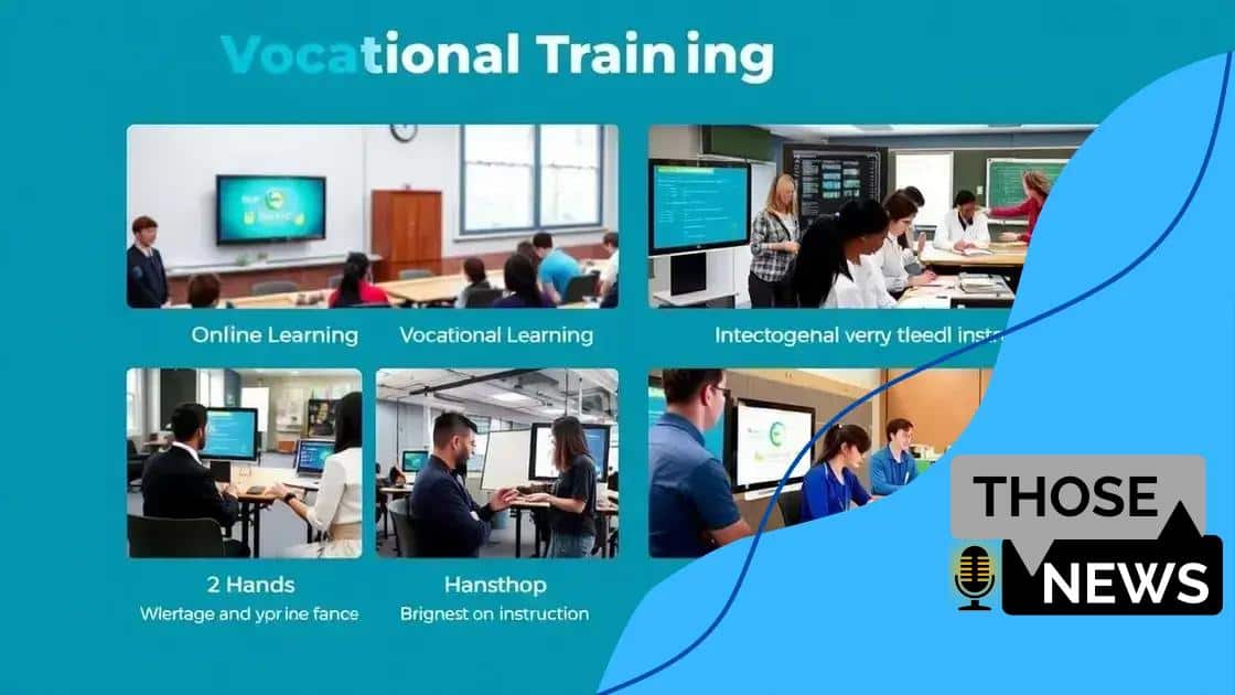 Types of vocational training programs