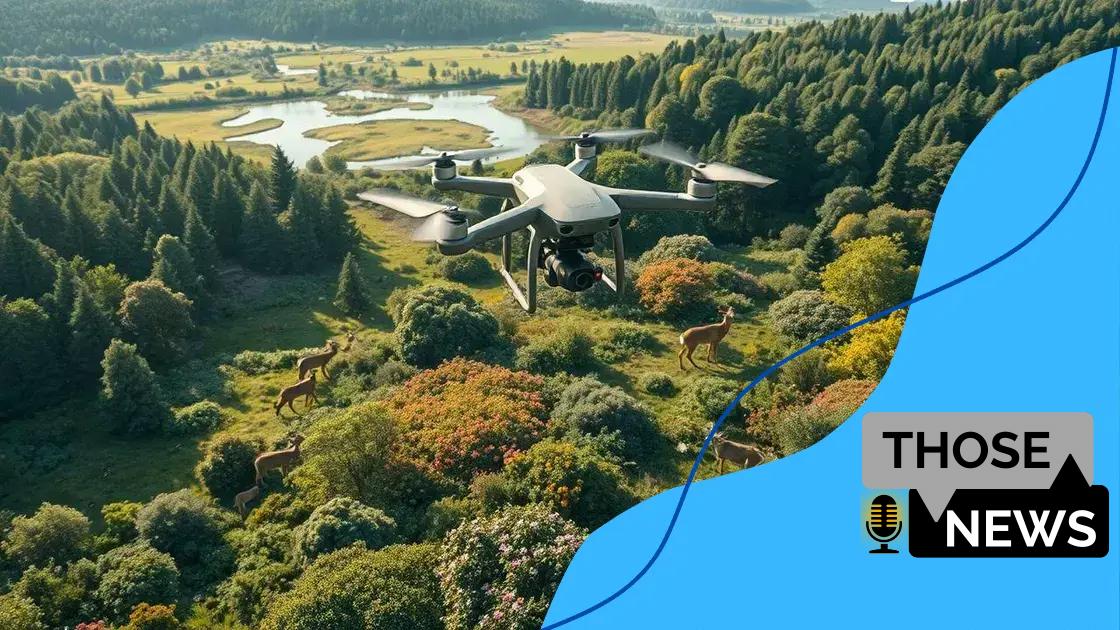 Benefits of using drones for conservation