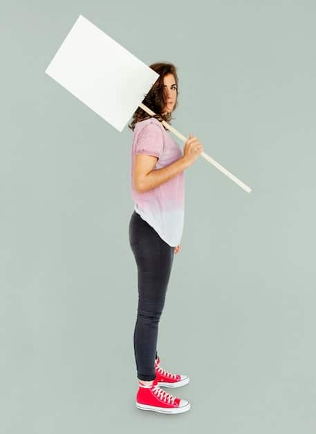 A split-screen image. On one side, a celebrity is shown participating in a protest march with a banner. On the other side, the same celebrity is shown in a polished advertisement endorsing a product.