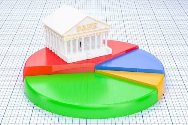 A stylized depiction of a government budget pie chart, with segments representing different areas of expenditure such as healthcare, education, defense, and infrastructure. The sizes of the segments vary noticeably, reflecting the allocation of resources. Small icons next to each segment make it easy to identify the category.