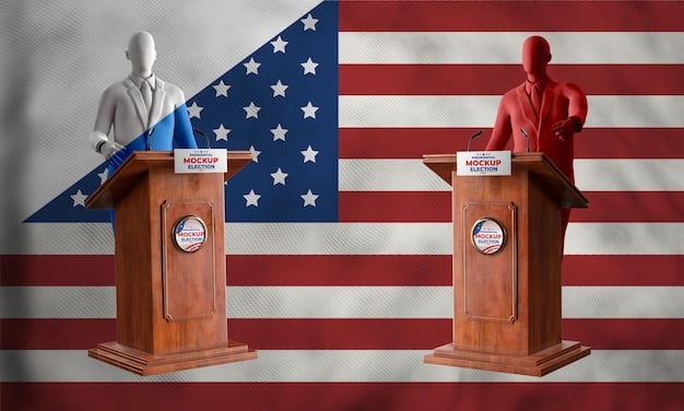 A split image showing the Lincoln-Douglas debates on one side and a modern-day political debate on the other, highlighting the enduring role of debate in shaping public opinion and policy.