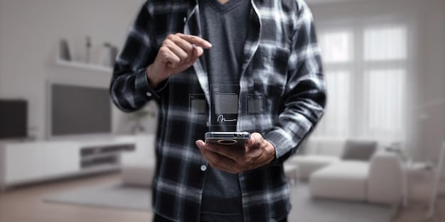 A person using a hidden camera or recording device while interacting with a landlord, symbolizing the process of collecting evidence for a housing discrimination claim. The image suggests covert investigation and the importance of gathering proof.