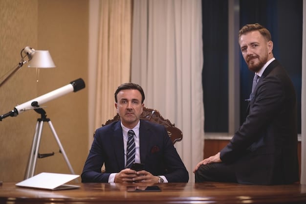 A lawyer consulting with a protestor in a quiet room, explaining their legal options and rights. The atmosphere is serious and supportive.