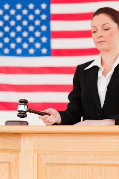 A gavel resting on a stack of legal documents related to immigration law, symbolizing the legislative process involved in changing immigration policies.