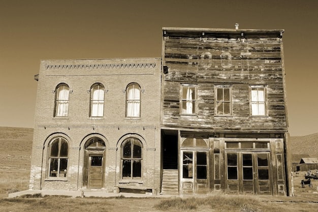 A split image showing contrasting scenes: on one side, a dilapidated school in a historically Black neighborhood; on the other side, a modern, well-funded school in a wealthy, predominantly white area. The contrast should be stark and impactful.