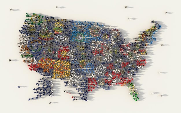 A map of the United States showing areas with high concentrations of minority populations overlaid with areas that have high levels of air pollution and toxic waste sites. The map visually demonstrates the correlation between environmental hazards and minority communities.