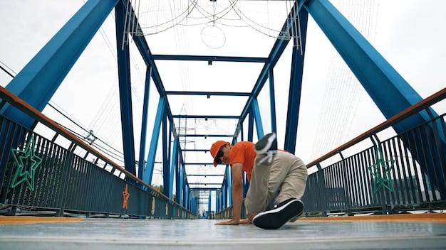 A close-up shot of construction workers repairing a section of a bridge. The workers are wearing hard hats and safety vests, and heavy machinery is visible in the background, exemplifying the direct improvements and infrastructure upgrades funded by the Infrastructure Bill.