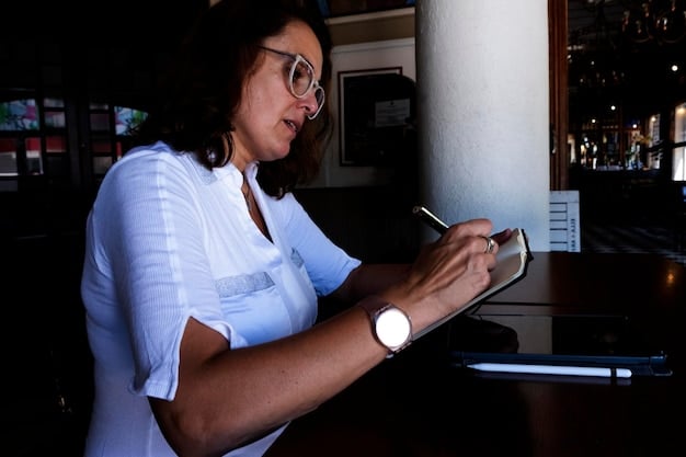 A close-up shot of a volunteer recording hours in a digital time tracking system. The screen displays fields for date, time, activity, and supervisor approval, emphasizing detailed record-keeping. The words 