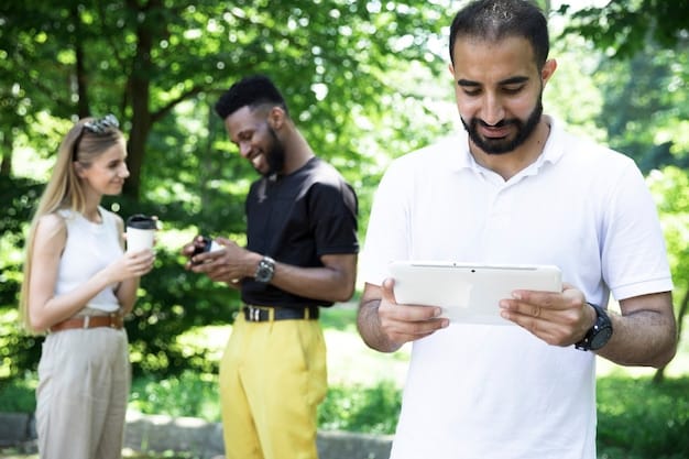 A close-up image of a person conducting a survey in a community, showing engagement with stakeholders through a questionnaire. Diverse participants and the action of collecting data convey the thoroughness needed when Measuring Social Return on Investment: Demonstrating the Value of Your Community Action Project to Funders and Stakeholders.