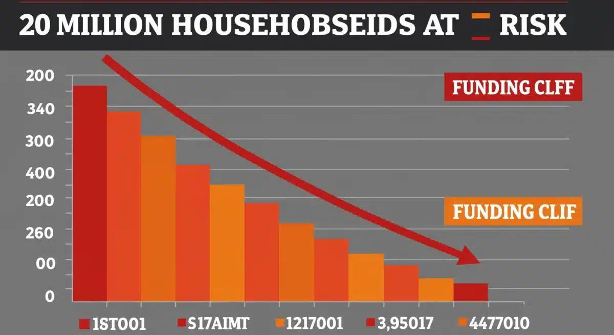 Graphic illustrating potential loss of internet subsidies for millions of households