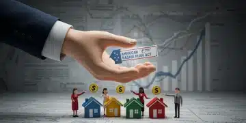 Understanding 2025 American Rescue Plan Act Extensions: Benefits for 5 Million Households Stylized illustration of five million households benefiting from American Rescue Plan Act extensions.