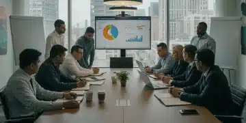 Community leaders discuss 2025 federal integration policy updates intently.