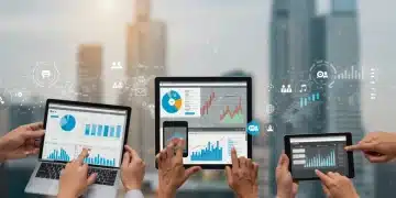 Maximizing Digital Citizen Benefits: 2025 Government Services Checklist People accessing digital government services on various devices for financial benefits in 2025