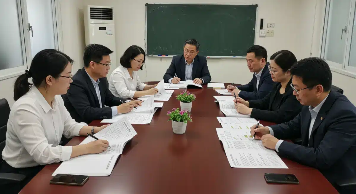 Educators and policymakers discussing federal integration policy changes.