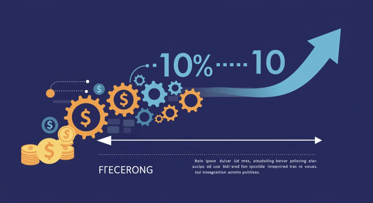 Infographic depicting a 10% federal funding increase for non-profits via integrated policies