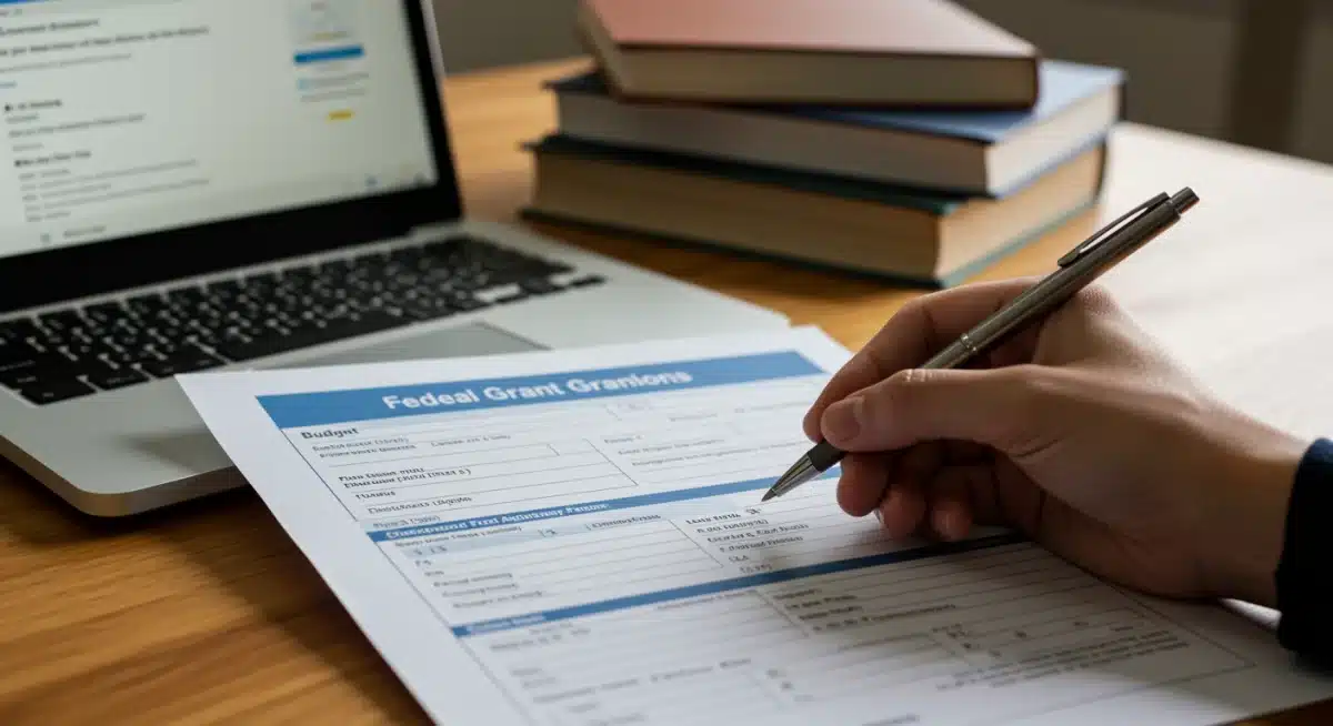 Detailed federal grant application process
