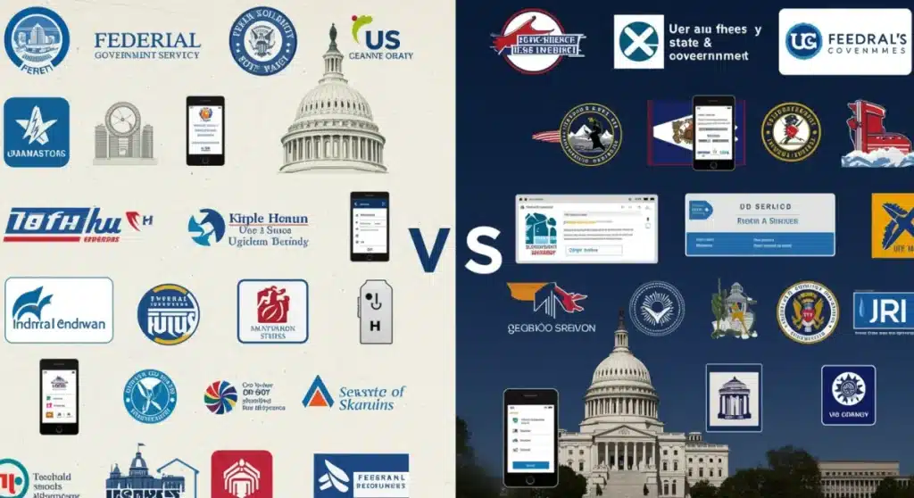 Federal vs. State Digital Citizen Portals 2025: A Comparison