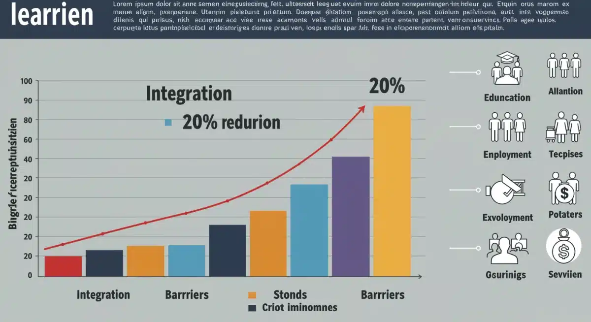 Infographic showing 20% barrier reduction through new policies