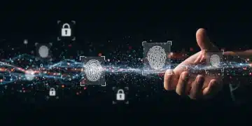 Navigating 2025 Digital ID Verification: A 5-Step Guide to Secure Online Access Secure digital identity verification concept for 2025 with biometric and network elements