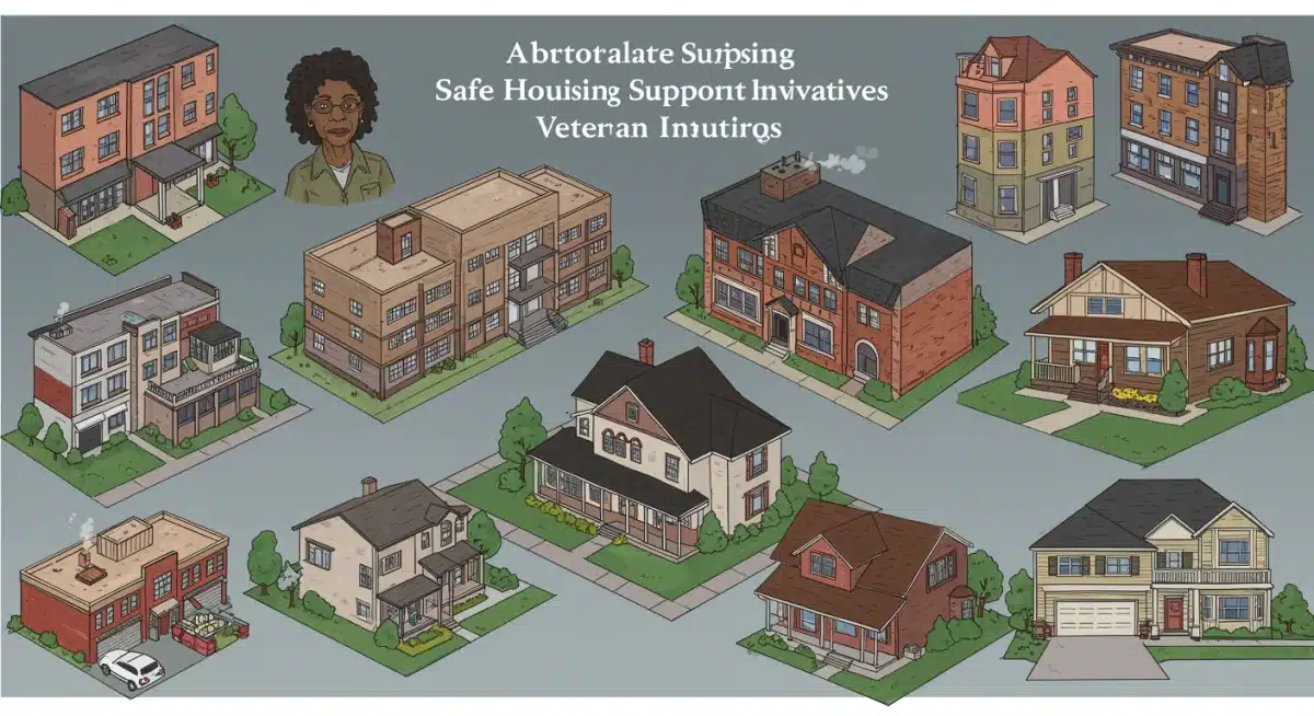 Visualizing housing support programs helping veterans find stable homes.
